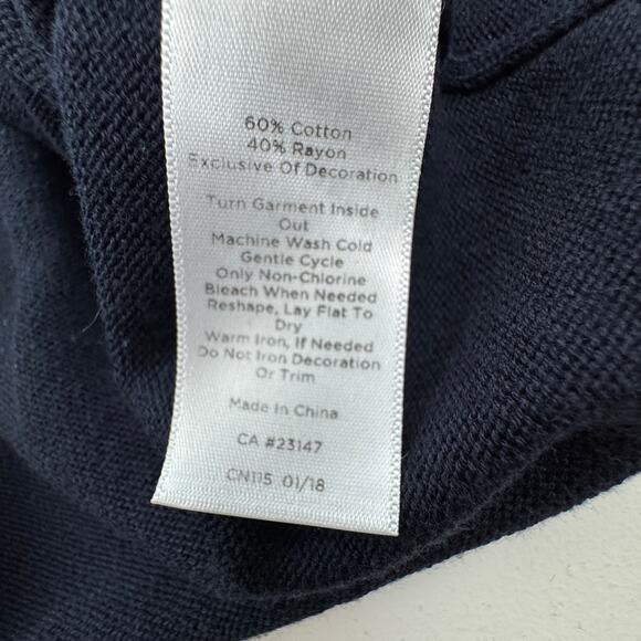 Talbots Llama Embellished Lightweight Crewneck Sweater Women's Size Medium - Picture 5 of 5